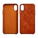 TOOVREN Protective Phone Xs Max Case Genuine Leather Ultra Slim Vintage Designer Shell Back Cover for Apple Phone Xs Max 6.5’’ (2018) Brown