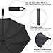 G4Free 68 Inch Automatic Open Golf Umbrella Sun Protection Windproof Oversize Large Waterproof Stick Umbrellas(Black)
