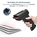 HooToo Bluetooth Barcode Scanner 2 in 1 Wireless and Wired 1D Bar Code Scanners with 32-bit Processor,750mAh Rechargeable Battery, Compatible with Inventory Systerms, MAC OS, iOS, Windows, Android