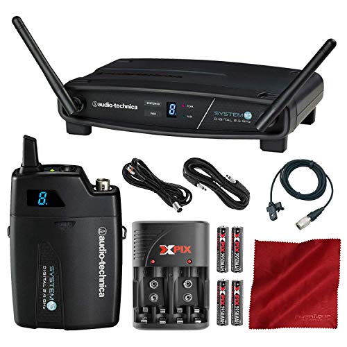 Audio-Technica System 10 ATW-1101/L Wireless Lavalier System with Accessory Bundle - Thumbnail 4