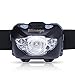 Blinngo Waterproof Motion Sensor Headlamp, Adjustable Headlight Flashlight with Red Lights for Reading Outdoor Running Camping Backpacking Fishing Hunting Climbing Walking Jogging
