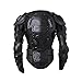 Goldfox Men's Motorbike Motorcycle Protective Body Armour Armor Jacket Guard Bike Bicycle Cycling Riding Biker Motocross Gear Black (Large)