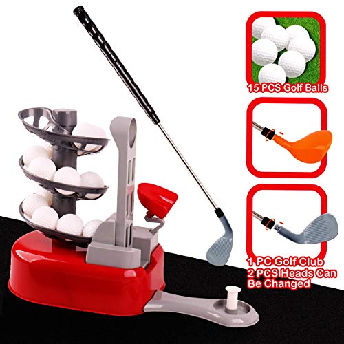 DeVan Golf Toys Set, Golf Ball Gaming, Outdoors Golf Training, Active, Early Educational Exercise Toy with a Drawstring Backpack for Kids and Toddler. (Random Color) - Thumbnail 4