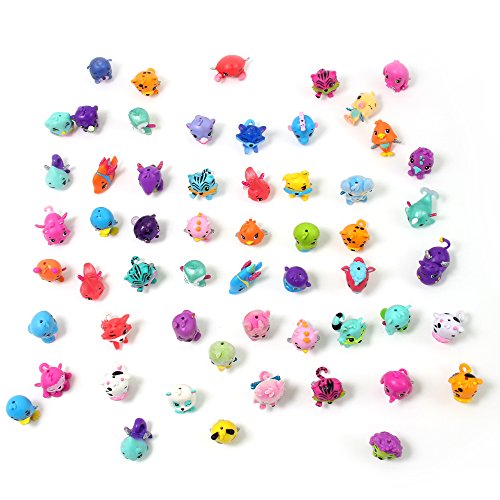QTFHR Cute Miniature Random Pet Doll, Mini Cute Pets Cake/ Plant/ Car Decoration (30 Pcs)