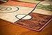 1056 Orange Black 5x7 Area Rug Contemporary Modern Carpet New