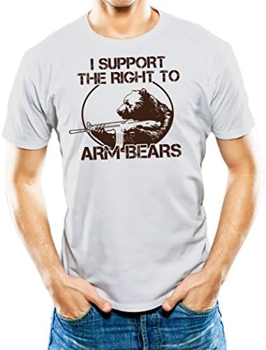 Universal Apparel Men's I Support The Right To Arm Bears T-Shirt