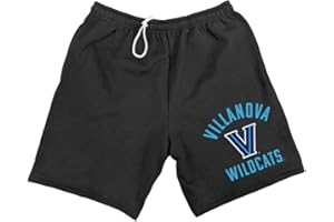 CAMPUS LAB Official Collegiate NCAA Sweat Shorts Men's Apparel Arched Text Black Collection
