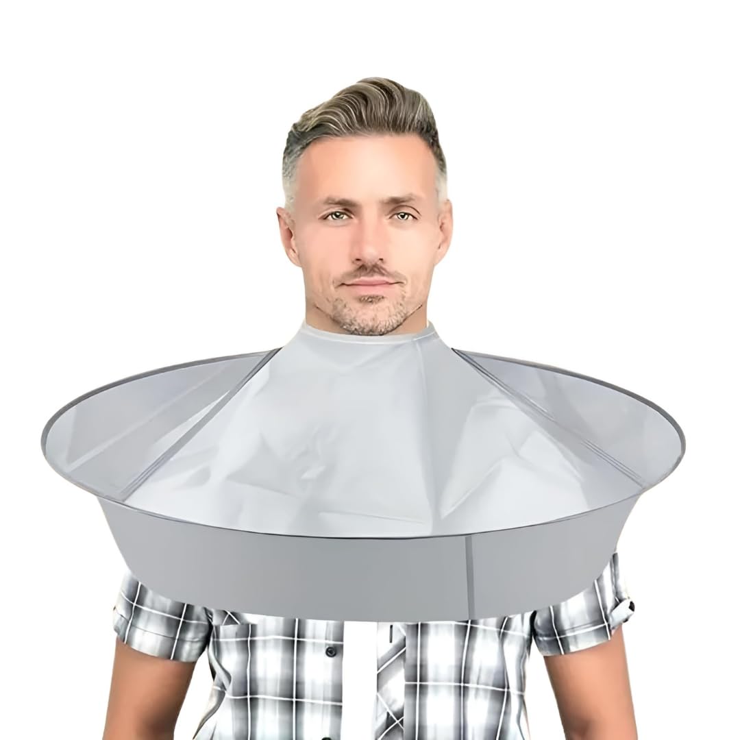 Lilly and Sacha Haircut Cape Umbrella Hair Cloak Foldable Barber Apron Cloak Hairdressing Cape Apron For Adults, Kids, Etc Home & Salon Use.