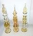 Egyptian-Items Set of 12 Mouth Blown Egyptian Perfume Bottles Pyrex Glass Height 4inch (12 Cm