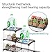 Succulents Pot Shelf, FOME Portable Succulents Rack Flower Pot Display Stand Flower Shelf Indoor Plant Shelf Indoor Outdoor for Green House Multifunction Storage Organizerthumb 4