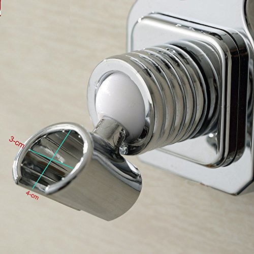 Adjustable Power Lock Shower Head Holder Wall Mount Shower Head Suction