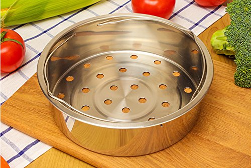 Steamer Basket Rack Set For Instant Pot Accessories – With Measuring Spoons and Egg Steaming Holder Rack Stand Set Fits Instant Pot 5, 6, 8 Quart Pressure Cooker