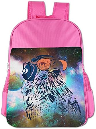 Eagle With Sunglass And Headphone School Backpack For Girls Boys Cute Bookbag Outdoor Daypack