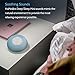 Homedics Deep Sleep Mini Portable Sleep Sound Machine, Blue, Sound Machine with 5 Soothing Sounds and 3 Sleep Therapy Programs, Rechargeable Sound Therapy for Home, Office, Nursery, Auto-Off Timer