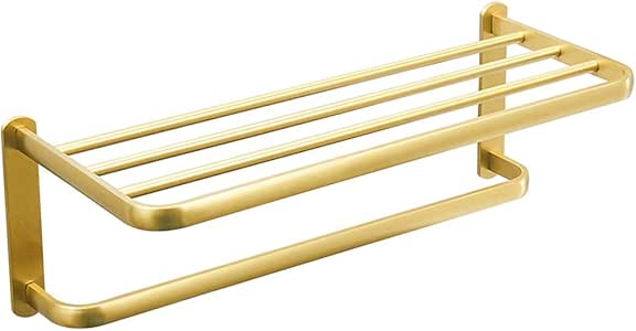 Estante de Toalla de baño/Hotel Bath Doble Barra baño montado en la