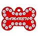 Swarovski Crystals Pet ID Tags (Bone Pink)