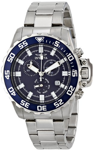 Invicta Men's 13625 Pro Diver Analog Display Swiss Quartz Silver Watch Invicta Men's 13625 Pro Diver Analog Display Swiss Quartz Silver Watch