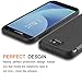 Galaxy J7 V Case, Galaxy J7 Perx Case, Samsung J7 Prime Case OTOONE [Slim Fit] Hybrid Dual Layer Heavy Duty Protection Rugged Rubber Silicone Matte Cover for Galaxy J7 2017 (Black)