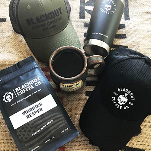 Blackout Coffee, Morning Reaper Medium Roast Coffee, Bold, Strong