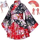 Japanese Traditional Dress Kimono Robe for Kids