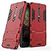 Nokia 6.1 Case, Nokia 6 2018 Case, [Not Suitable for Nokia 6] MAIKEZI Dual Layer Armor Hard Slim Hybrid Kickstand Phone Cover Case for Nokia 6 2018 (Red Kickstand Case)