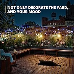 iFalarila 8 Modes Solar Garden Lights with 1200mAH