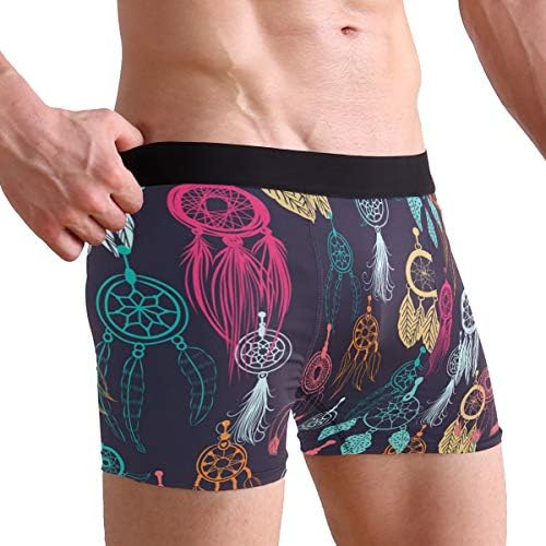 WowPrint Colorful Dream Catcher Mens Underwear Boxer Briefs Shorts Trunks Man Youth Boy