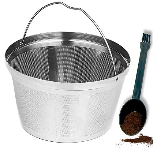 Reusable 8-12 Cup Basket Coffee Filter fit for Mr. Coffee Black & Decker Coffee Makers
