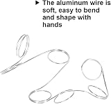 Tenn Well 18 Gauge Aluminum Craft Wire 165 ft 1mm Bendable Anodized Aluminum view 2