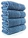 TURKUOISE TURKISH TOWEL Superior 800 Gram Long-Staple Turkish Cotton Eco-Friendly Bath Towel (Pack of 2, True Blue)