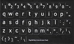 English Us Large Letter (Lower case) Keyboard
