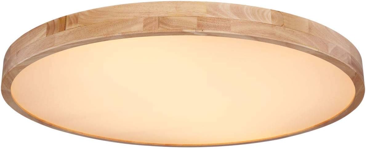 Globo Rainer Ceiling Light, Wood Look - Image 5