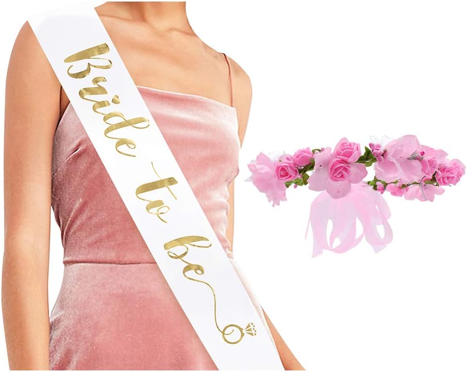 flower girl sash for hen party