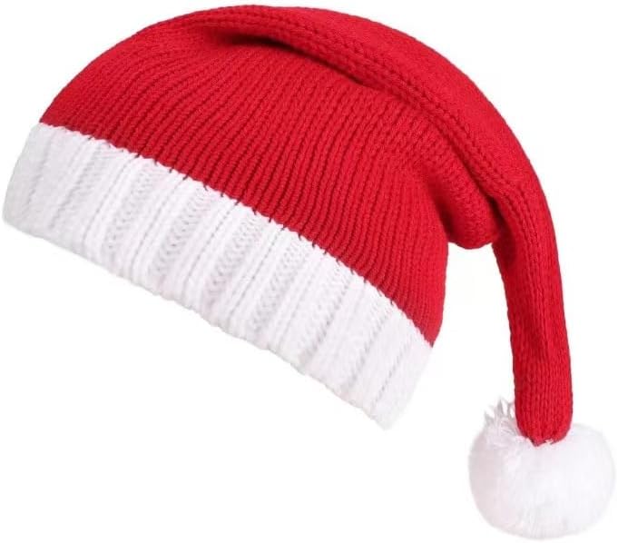 Wildarms Gorro Festivo de Elfo para Adultos - Gorro Navideño con Orejas 3D, Rayas Rojas/Verdes y Pompón Blanco, Material Ultra Suave y Transpirable para Fiestas (mezcla de algodón Wildarms Gorro Festivo de Elfo para Adultos - Gorro Navideño con Orejas 3D, Rayas Rojas/Verdes y Pompón Blanco, Material Ultra Suave y Transpirable para Fiestas (mezcla de algodón