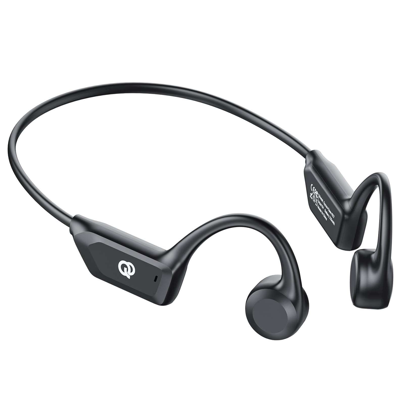 Photo 1 of Qyzue Bone Conduction Headphones, Open Ear Headphones Wireless Bluetooth with Mic, Superior Sound Running Headphones 10H Playtime, Comfortable Fit Waterproof for Music, Workouts, Travel