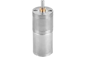 WALFRONT DC Gear Motor DC 12V Reduction Electric Motor 25GA-370 Micro Motor Speed Reduction Geared Motor for Electronic Lock Outer Diameter 25 mm/1.0in (1000RPM) ﻿