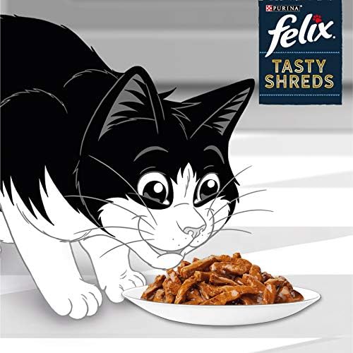 Felix Tasty Shreds Cat Food Fish Selection in Gravy 12x80g, 240 g (Pack of 4) - Image 5