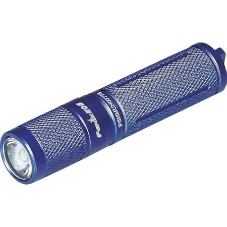 FENIX 0 E05 Schlüsselanhänger-Taschenlampe, Blau