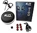 Bluetooth Headphones BES T-1 Pulsar, Sweatproof Wireless Earbuds -IPX7 Certified, HD V4.1 with Noise Cancellation Technology w/ Microphone & Case