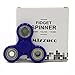 Mizzuco Miz-Toy-Tri-BS Spinner Fidget Stress Reducer Ultra Fast Finger Toy,Blue/Sliver