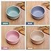 Unbreakable Kids Bowls, Microwave Dishwasher Safe, Wheat Straw Snack Bowl Sets for Kids/Toddler/Children/Baby Feeding - 15oz/Bowl, 4 Bowls and 4 Spoons, Lightweight and Durable