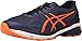 ASICS Men's Gt-1000 5 Running Shoe, Indigo Blue/Hot Orange/Black, 9.5 M US