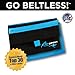 The RooSportPlus Magnetic Running Pouch - Magnetic Pocket to Hold Cell Phone, Wallet, Earphones - Securely Carry Essentials While Running - Magnetic Closure for Convenience - Blue, Large