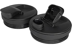 2 Pack Dia. 9.4cm Flip Top To-Go Lid for Ninja Blender Cup - Compatible with Nutri Ninja Auto-iQ BL450C BN751C BN801C SS150C 