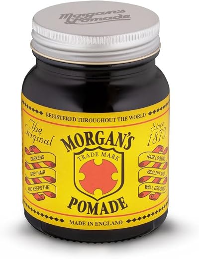 Morgan's Pomade Hair Darkening Pomade for Grey Hair Styles Adds Shine 100g