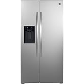 Kenmore 29 cu. ft. 36" Wide Side-by-Side Refrigerator - FPR Stainless Steel | Space Saving Ice &amp; Water Dispenser, Accela Chill, Accela Freeze, Adjustable Glass Shelving, Fingerprint Resistant SS