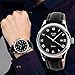 CIVO Mens Watches Luxury Waterproof Date Calendar Wrist Watches for Men Leather Stainless Steel Casual Business Dress Watch Fashion Classic Analogue Quartz Watch