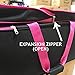 Closet Trolley Dance Bag with Garment Rack - PINK DANCE DUFFEL