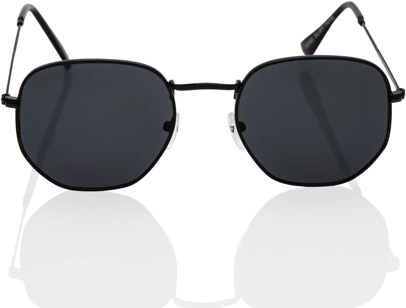 SunMod - 90s Hipster Geometric Round Lightweight Metal Driving Sunglasses for Women Men Unisex UV400