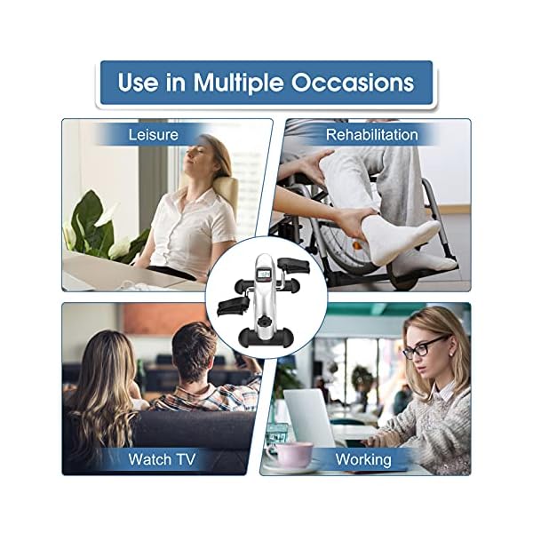 Yosoo-Health-Gear-Mini-Pedal-Exerciser-Portable-Hand-Foot-Pedal-Trainer-for-Gym-Indoor Yosoo Health Gear Mini Pedal Exerciser, Portable Hand Foot Pedal Trainer for Gym Indoor